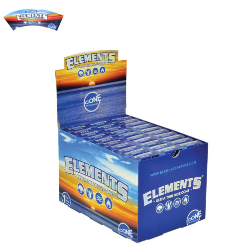ELEMENTS ULTRA THIN RICE PRE-ROLLED CONE 6CT/30PK